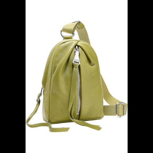 Aimee Kestenberg Tamitha Leather Sling Bag Matcha Green - Picture 1 of 1